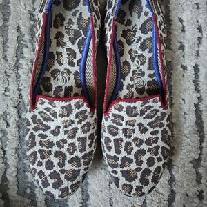 Rothy's W9 Loafer - Mocha Leopard Spot